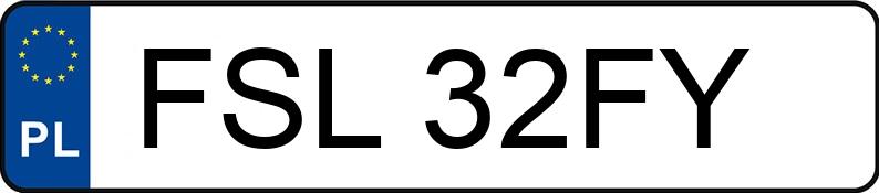 Le numéro d’enregistrement FSL 32FY a RENAULT Megane Classic 1.6 MR`96 RT - FSL32FY