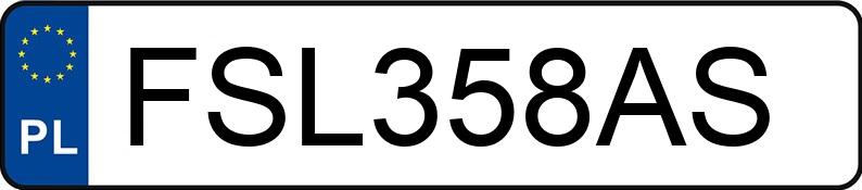 Numer rejestracyjny FSL 358AS posiada VOLKSWAGEN Golf IV 1.6 MR`97 Highline - FSL358AS