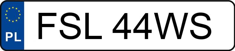 Numer rejestracyjny FSL 44WS posiada FORD SIERRA - FSL44WS Numer rejestracyjny FSL 44WS posiada FORD SIERRA - FSL44WS