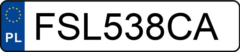 Numer rejestracyjny FSL 538CA posiada AUDI A6 AVANT QUATRO - FSL538CA