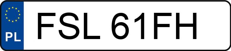 Numer rejestracyjny FSL 61FH posiada AUDI A4 - FSL61FH