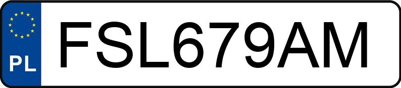 Numer rejestracyjny FSL 679AM posiada OPEL ZAFIRA - FSL679AM