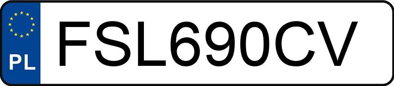 Numer rejestracyjny FSL 690CV posiada OPEL Meriva 1.4 MR`06 E4 Cosmo - FSL690CV