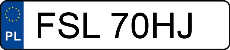 Numer rejestracyjny FSL 70HJ posiada AUDI A6 Quattro 3.0 TDi MR`04 E3 4F A6 Quattro 3.0 TDi MR`04 E3 4F - FSL70HJ