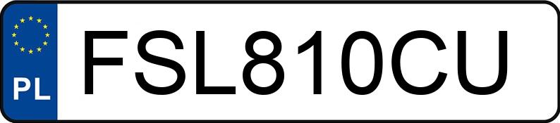 Numer rejestracyjny FSL 810CU posiada AUDI A4 - FSL810CU