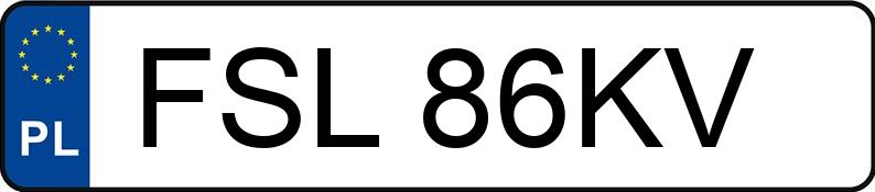 Numer rejestracyjny FSL 86KV posiada PEUGEOT 205 1.1 Kat. Junior - FSL86KV