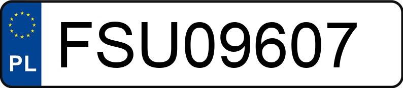 Numer rejestracyjny FSU 09607 posiada VOLKSWAGEN Golf V 1.4 TSI MR`03 E4 Sportline - FSU09607