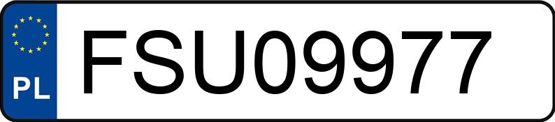 Il numero di registrazione FSU 09977 ha SEAT Cordoba 1.6 Kat. 6K/C SXE - FSU09977