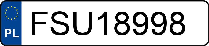 Numer rejestracyjny FSU 18998 posiada OPEL INSIGNIA - FSU18998