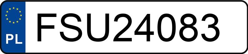 Numer rejestracyjny FSU 24083 posiada VOLKSWAGEN GOLF - FSU24083