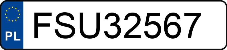 Numer rejestracyjny FSU 32567 posiada MERCEDES-BENZ CLS 350 MR`04 E3 219 CLS 350 MR`04 E3 219 - FSU32567