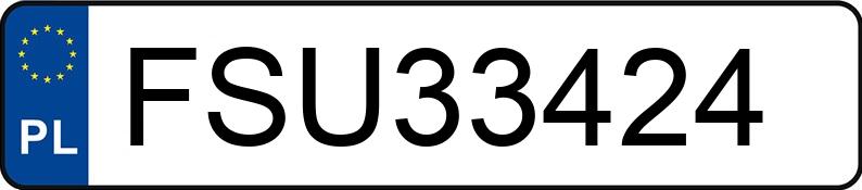 Numer rejestracyjny FSU 33424 posiada BMW 316I - FSU33424 Numer rejestracyjny FSU 33424 posiada BMW 316I - FSU33424