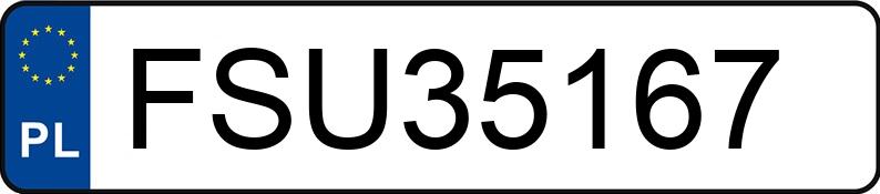 Numer rejestracyjny FSU 35167 posiada AUDI A3 1.6 Kat. MR`01 8L Ambition - FSU35167