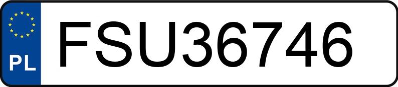 Numer rejestracyjny FSU 36746 posiada AUDI A6 Avant Quattro 3.0 TDi MR`04 E3 4F A6 Avant Quattro 3.0 TDi MR`04 E3 4F - FSU36746