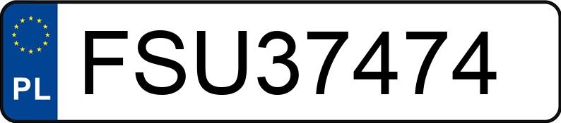 Numer rejestracyjny FSU 37474 posiada VOLKSWAGEN Passat B8 1.6 TDI-CR MR`15 E6 City - FSU37474