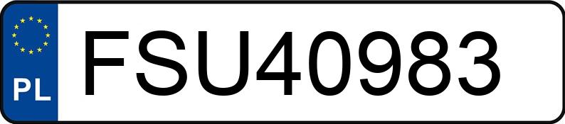 Numer rejestracyjny FSU 40983 posiada FORD MONDEO 2.0 TDCI - FSU40983