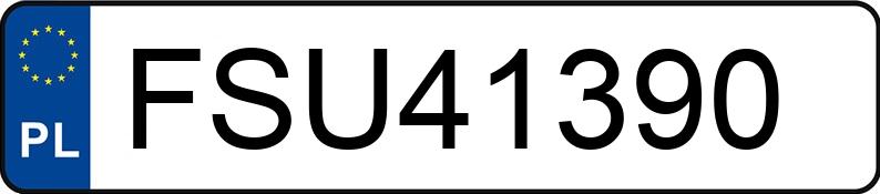 Numer rejestracyjny FSU 41390 posiada SKODA OCTAVIA - FSU41390