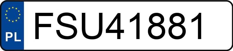 Numer rejestracyjny FSU 41881 posiada AUDI S4 Quattro 3.0 TDi MR`20 E6d B9 Tiptronic - FSU41881