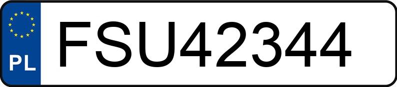 Numer rejestracyjny FSU 42344 posiada SEAT Ibiza 1.2 MR`08 E4 6J Entry - FSU42344