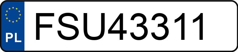 Numer rejestracyjny FSU 43311 posiada BMW X3 MR`22 E6d F97 M Competition - FSU43311 Numer rejestracyjny FSU 43311 posiada BMW X3 MR`22 E6d F97 M Competition - FSU43311