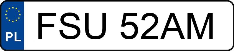 Numer rejestracyjny FSU 52AM posiada ZIPP Motorowery ZV 50 - FSU52AM