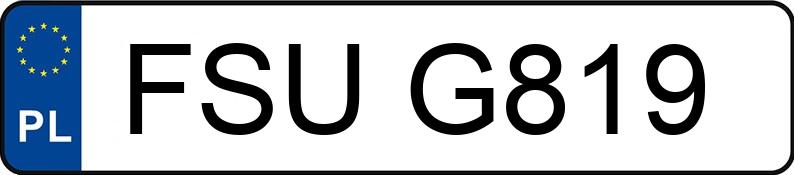 Numer rejestracyjny FSU G819 posiada OPEL Kadett E 1.6 Diesel GL - FSUG819