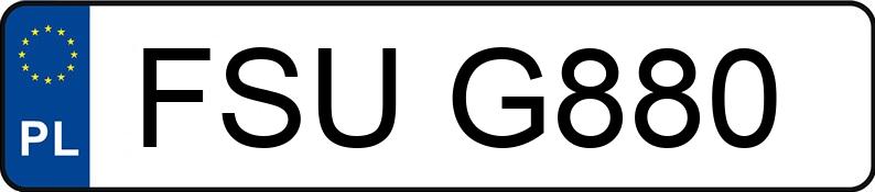 Numer rejestracyjny FSU G880 posiada VOLVO FL 614 180 14.0t FL 614 - FSUG880 Numer rejestracyjny FSU G880 posiada VOLVO FL 614 180 14.0t FL 614 - FSUG880