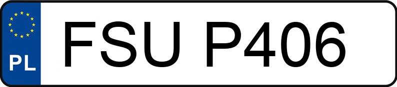 Numer rejestracyjny FSU P406 posiada WIELTON NS 34 36.0t KT/R/13.62 coil - FSUP406