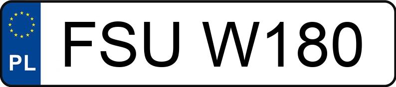 Numer rejestracyjny FSU W180 posiada MERCEDES-BENZ E 200 CDI MR`00 210 Classic - FSUW180