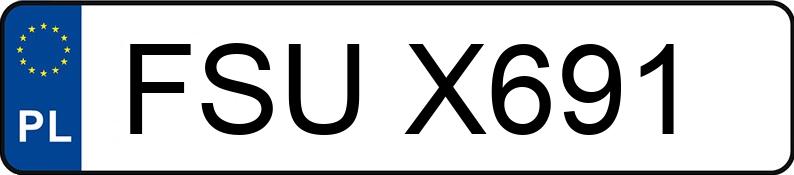 Numer rejestracyjny FSU X691 posiada AUDI A6 2.5 TDi Kat. C4 Aut. - FSUX691 Numer rejestracyjny FSU X691 posiada AUDI A6 2.5 TDi Kat. C4 Aut. - FSUX691