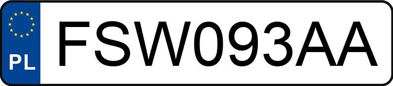 Numer rejestracyjny FSW 093AA posiada VOLKSWAGEN Golf VII Variant 1.5 TSI MR`17 E6 Trendline BMT DSG - FSW093AA Numer rejestracyjny FSW 093AA posiada VOLKSWAGEN Golf VII Variant 1.5 TSI MR`17 E6 Trendline BMT DSG - FSW093AA