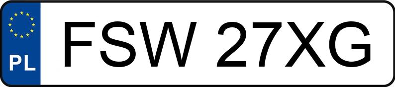 Numer rejestracyjny FSW 27XG posiada CHEVROLET Captiva 2.0 CRD MR`06 E4 - FSW27XG