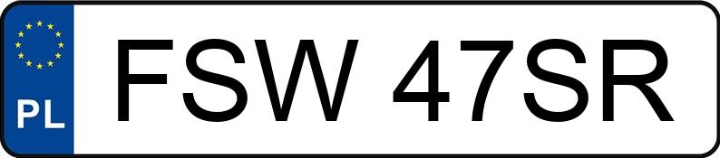 Numer rejestracyjny FSW 47SR posiada SAAB 9-3 Sport TTiD MR`08 E4 Aero PF Aut. - FSW47SR