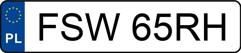 Реєстраційний номер FSW 65RH має RENAULT Megane 1.6 MR`99 Privilege Aut. - FSW65RH