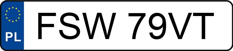 Numer rejestracyjny FSW 79VT posiada KIA Cee d 1.6 CRDi MR`10 E5 Comfort - FSW79VT Numer rejestracyjny FSW 79VT posiada KIA Cee d 1.6 CRDi MR`10 E5 Comfort - FSW79VT