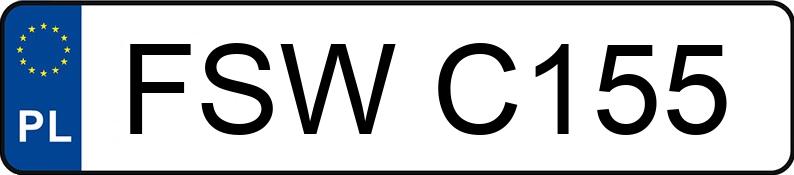 Numer rejestracyjny FSW C155 posiada DAEWOO Tico 0.8 Kat. 800NEW SX - FSWC155 Numer rejestracyjny FSW C155 posiada DAEWOO Tico 0.8 Kat. 800NEW SX - FSWC155