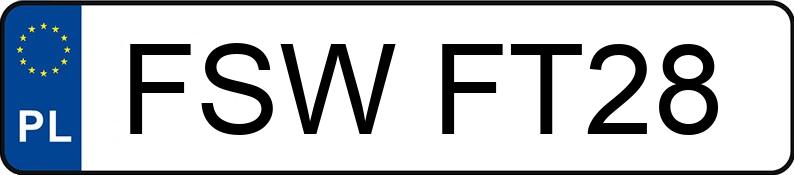 Numer rejestracyjny FSW FT28 posiada MERCEDES-BENZ 290 GD 461 290 GD 461 - FSWFT28