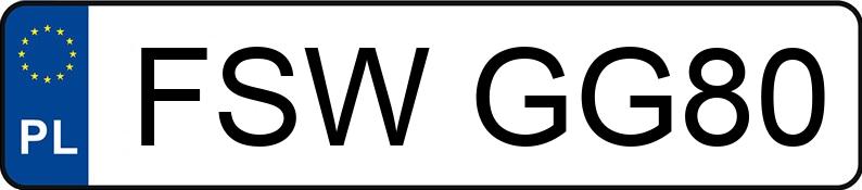 Numer rejestracyjny FSW GG80 posiada OPEL MOVANO - FSWGG80