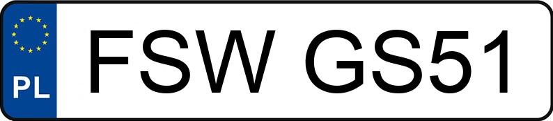 Numer rejestracyjny FSW GS51 posiada BMW 318I - FSWGS51 Numer rejestracyjny FSW GS51 posiada BMW 318I - FSWGS51