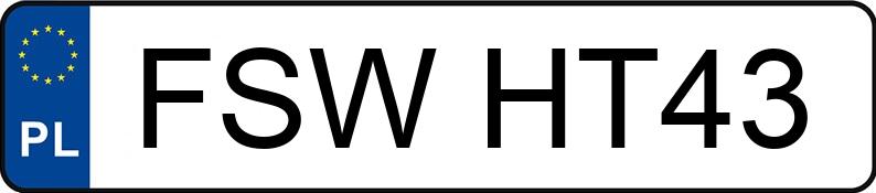 Numer rejestracyjny FSW HT43 posiada BMW 330 Touring Diesel Kat. MR`98 E46 330 Touring Diesel Kat. MR`98 E46 - FSWHT43