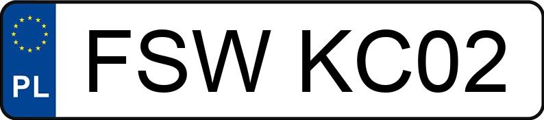 Numer rejestracyjny FSW KC02 posiada FORD Fusion 1.4 TDCi MR`02 E3 FX - FSWKC02 Numer rejestracyjny FSW KC02 posiada FORD Fusion 1.4 TDCi MR`02 E3 FX - FSWKC02