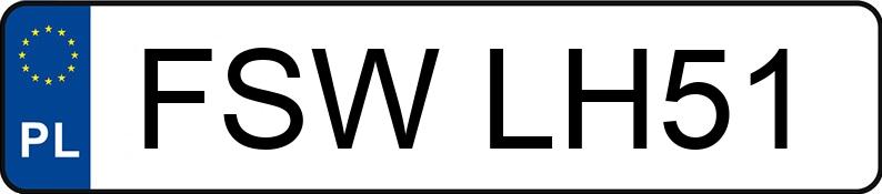 Numer rejestracyjny FSW LH51 posiada MERCEDES-BENZ ACTROS 963-4-A - FSWLH51