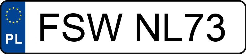 Numer rejestracyjny FSW NL73 posiada VOLKSWAGEN Passat B7 1.8 TSI MR`10 E5 Comfortline - FSWNL73