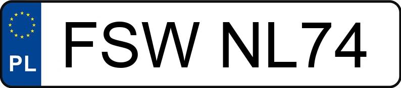 Numer rejestracyjny FSW NL74 posiada CHRYSLER PACIFICA - FSWNL74 Numer rejestracyjny FSW NL74 posiada CHRYSLER PACIFICA - FSWNL74