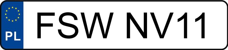 Numer rejestracyjny FSW NV11 posiada CITROEN C3 IV 1.2 12V PureTech MR`20 E6.3/4 C-Series S&S - FSWNV11