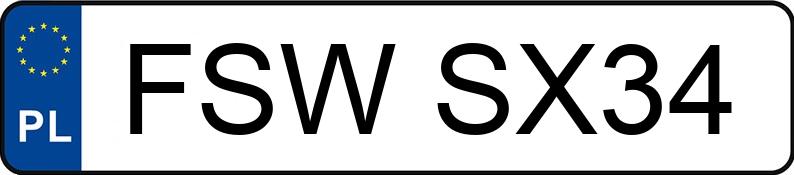 El número de registro FSW SX34 tiene NISSAN Note 1.4 MR`06 E4 Visia - FSWSX34
