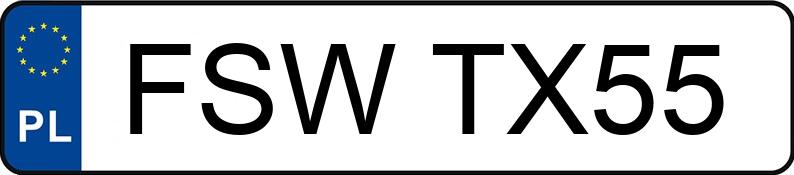 Numer rejestracyjny FSW TX55 posiada BMW 120i MR`19 E6d F40 Advantage Steptronic - FSWTX55