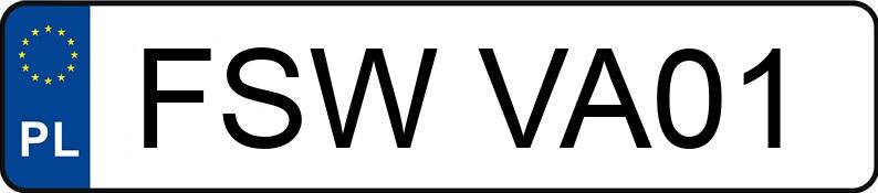 Die Registrierungsnummer FSW VA01 hat BMW 535I - FSWVA01