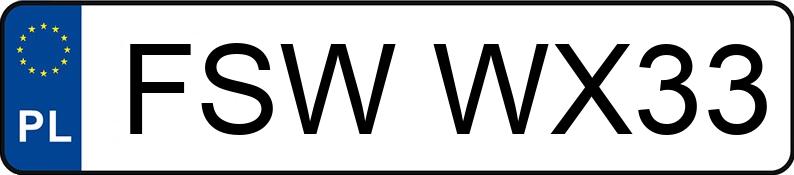 Numer rejestracyjny FSW WX33 posiada AUDI A4 Avant 2.0 TDi DPF MR`05 E4 8E A4 Avant 2.0 TDi DPF MR`05 E4 8E - FSWWX33