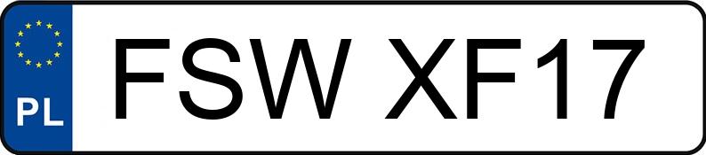 Numer rejestracyjny FSW XF17 posiada RENAULT Clio IV 1.5 dCi MR`12 E5 Techno Feel 90 - FSWXF17